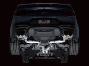 Ford Mustang Performance Exhaust - AWE Tuning - SwitchPath Cat Back - Diamond Black - 2024+